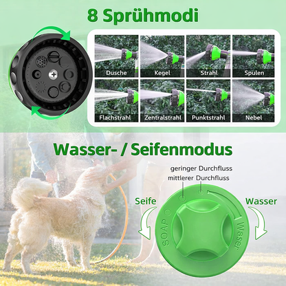 8-in-1 Hundedusche – Einfache Fellpflege