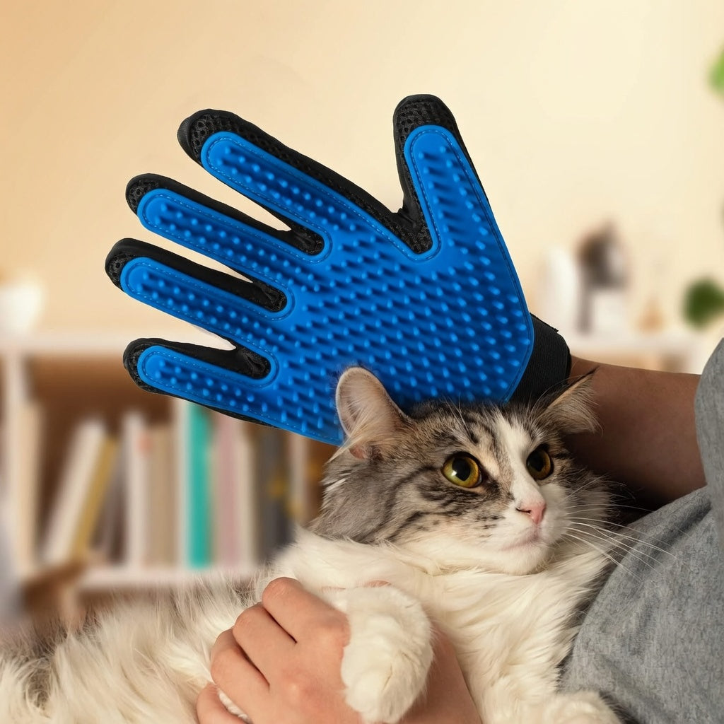 Dogwashy – Fellpflege-Handschuh für Hunde & Katzen | Haarentfernung & Massagebürste